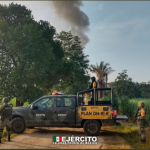 Explota ducto de Pemex y se registra fuga de gas en Chacaltianguis, Veracruz; hay dos heridos
